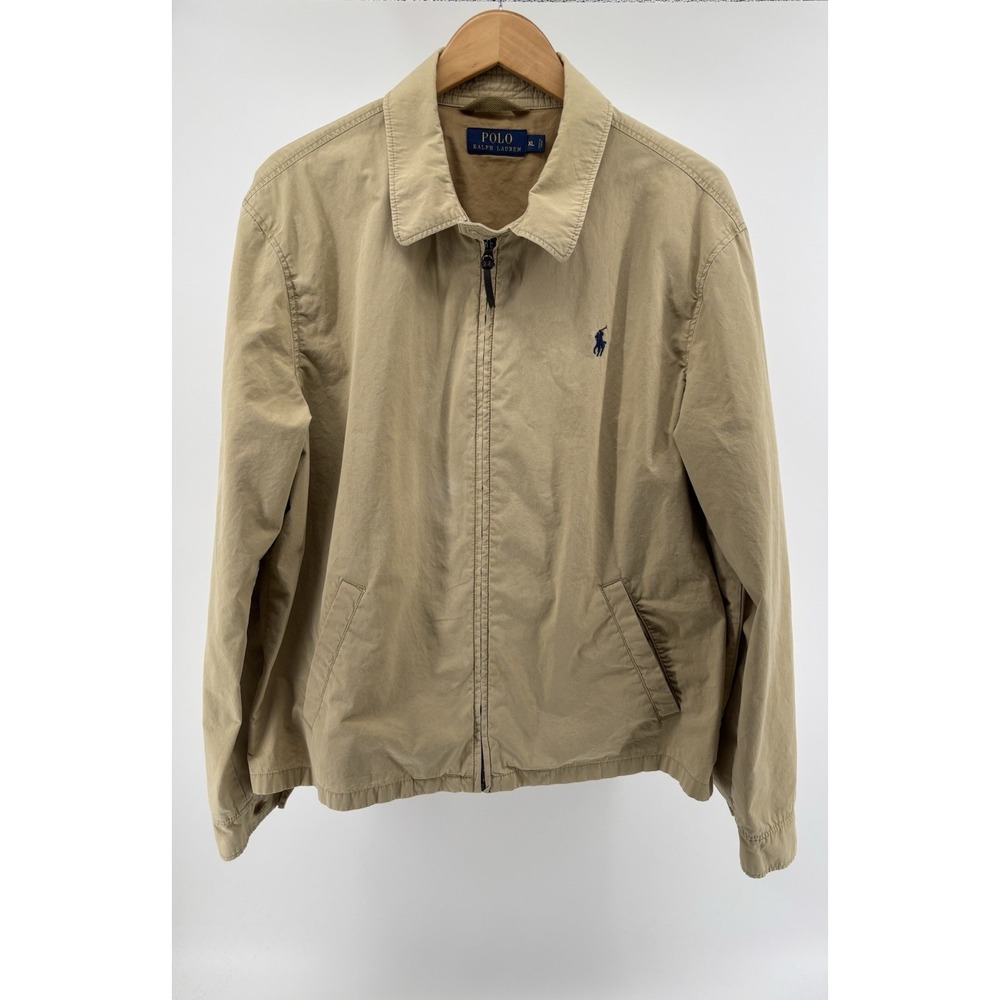 Vintage Polo Ralph Lauren Harrington Jacket Men's XL Talon Zipper Lined Preppy